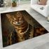 Bengal cat in timeless elegance area rugs carpet