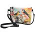 Birds and Trees Collage Makeup Bag