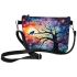 Celestial Birds and Galactic Trees Merge Makeup Bag