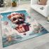 Cloud canine's daydream area rugs carpet