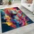 Colorful reflections of individuality area rugs carpet