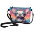Curious Canine in Bloom Makeup Bag