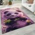 Cute baby panda in the style area rugs carpet