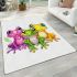 Cute cartoon frogs area rugs carpet