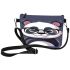 Cute chibi panda wearing glasses makeup bag