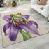Cute little green tree frog with big red eyes area rugs carpet