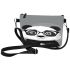 Cute little panda wearing glasses makeup bag