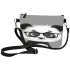 Cute little panda wearing glasses makeup bag