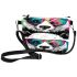 Cute panda wearing colorful glasses makeup bag