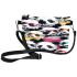 Cute pandas wearing colorful glasses makeup bag