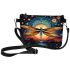 Dragonfly and Celestial Bodies A Surreal Night Scene Makeup Bag