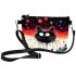 Dreamy Cat with Colorful Balloons Makeup Bag