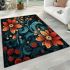 Elegant floral tapestry a symphony of nature's colors area rugs carpet