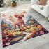 Enchanted garden encounter area rugs carpet