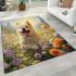 Field of joy a dog's delight area rugs carpet