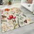 Floral elegance with insects area rugs carpet