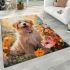 Floral frolic canine joy area rugs carpet