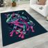 Frog design colorful area rugs carpet
