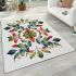 Gentle flourish captivating floral simplicity area rugs carpet