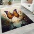 Majestic butterfly a symbol of transformation and growth area rugs carpet