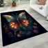 Majestic butterfly night area rugs carpet