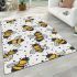 Pattern of cartoon bees area rugs carpet