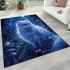 Persian cat in ethereal moonlit glades area rugs carpet