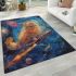 Persian cat in galactic explorations area rugs carpet