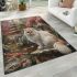 Persian cat in oriental gardens area rugs carpet