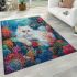 Persian cat in underwater coral reefs area rugs carpet