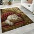 Persian cat in victorian parlors area rugs carpet