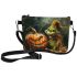 pumpkin grinchy smile and cartoon mother 3D Makeup Bag