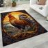 Rooster guardian of the celtic enclave painting area rugs carpet