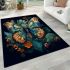 Serene butterfly haven area rugs carpet