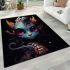 Serene mermaid's mystical aura area rugs carpet