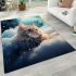 Serene sky nap of the cat area rugs carpet