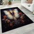 Tranquil butterfly perch area rugs carpet