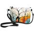 Tranquil Forest Perch Black Bird and Trees Makeup Bag