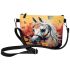 Tranquil Horse in Flower Field Makeup Bag