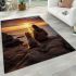 Tranquil sunset overlook area rugs carpet