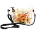 Vibrant Flowers on Dining Table Makeup Bag