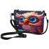 Vibrant Owl Perched Makeup Bag