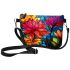 Vibrant Stained Glass Bouquet Makeup Bag