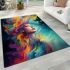 Watercolor serenade a whimsical dance of colors and dreams area rugs carpet