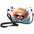 Whimsical Canine Splash Dog in Colorful Paint Pool Makeup Bag