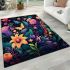 Whimsical floral symphony area rugs carpet