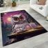 Whimsical owl at coffee table area rugs carpet