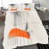 Abstract line drawing bedding set
