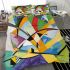 Abstract modern painting of the toucan bird bedding set