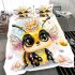 Adorable kawaii baby bee wearing her crown bedding set